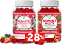 Lunakai Prenatal Vitamin and Women's Multivitamin Gummies Bundle - Pregnancy Multivitamin Gummy with Iron & Folic Acid - with 100% Daily Value of 16 Essential Vitamins and Minerals - 30 Days Supply