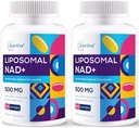 Liposomal NAD+ 500mg with TMG 250mg Softgels, Nicotinamide Riboside Alternative, Actual NAD+ Supplement, 120 Servings