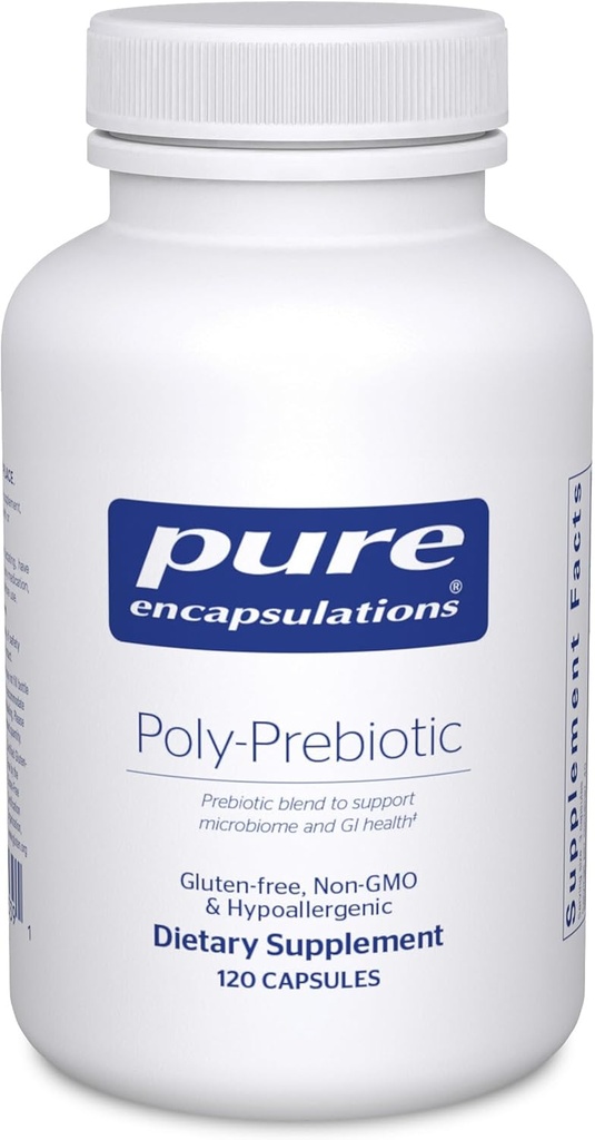 Pure Encapsulations Poly-Prebiotic | Prebiotic Blend to Support The Microbiome and GI Health | 120 Capsules*