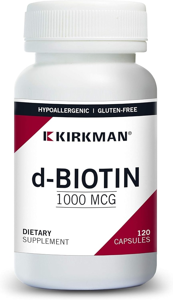d-Biotin 1000 mcg Capsules - Hypo - 120 count