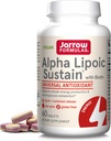 Jarrow Formulas Alpha Lipoic Sustain with Biotin, 300 mg Alpha Lipoic Acid, Universal Antioxidant, Dietary Supplement, 60 Vegan Tablets, Up to a 60 Day Supply
