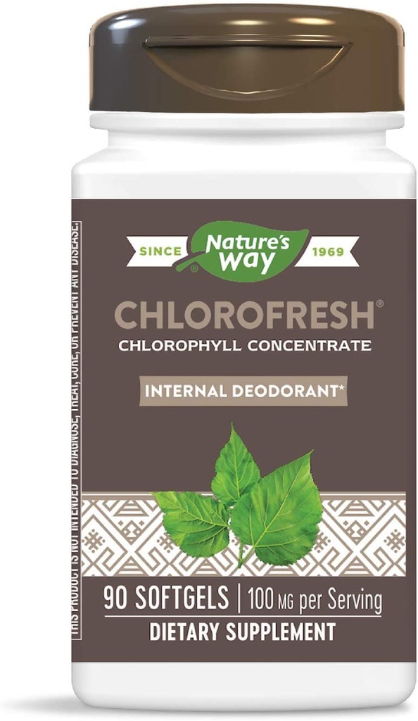 NATURE'S WAY CHLOROFRESH INTERNAL DEOD, 90 SGEL