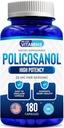 We Like Vitamins Policosanol 25mg - 180 Capsules - Policosanol Supplement Made from Natural Sugar Cane - Non-GMO and Gluten-Free