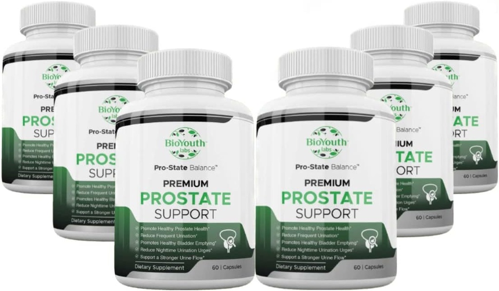 Labs Natural Prostate Health Supplement for Men, 360 Capsules - Nutritious Blend of Garlic, Punicalagins, Tribulus Terrestris & Selenium for Better Urine Flow & Reduces Frequent Urination