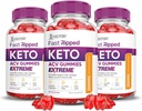 Justified Laboratories (3 Pack Fast Ripped Keto ACV Gummies Extreme 2000MG Fast Ripped Keto Gummies Apple Cider Vinegar Formulated with Pomegranate Beet Juice Powder B12 Vegan Non GMO 180 Gummys