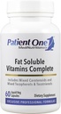 Patient One Fat Soluble Vitamins Complete | Supplement to Support Whole-Body Wellness* | with Vitamins A, D, E, K, Carotenoids and More | 60 Capsules