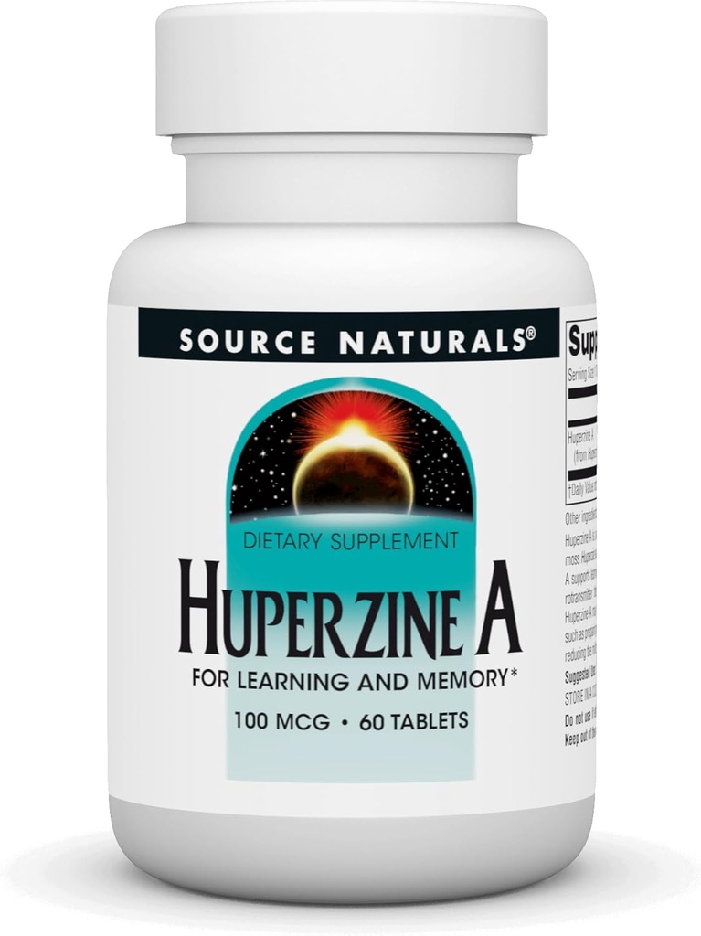 Source Naturals Huperzine A for Learning & Memory* - 100 mcg, 60 Tablets