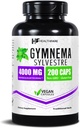 Healthfare Gymnema Sylvestre Supplement Extract 4000mg | 200 Vegan Capsules | Standardized Herbal Supplement for Metabolic Balance & Carbohydrate Support | Non-GMO, Gluten-Free | Made in USA