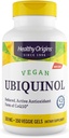 Healthy Origins Vegan Ubiquinol (Active Form of CoQ10), 100 mg - Kaneka Ubiquinol Supplements for Heart Health & Antioxidant Support - Gluten-Free & Non-GMO Supplement - 150 Veggie Gels