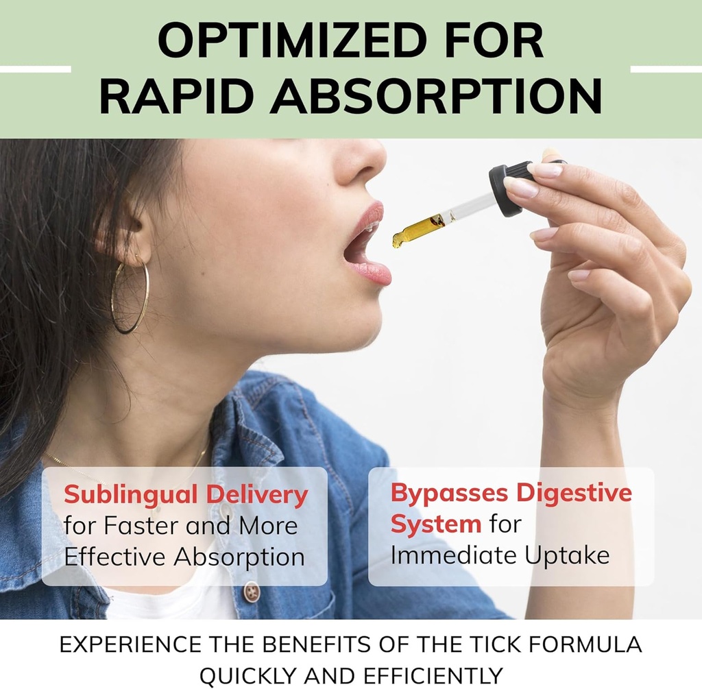 LIMELIGHT HERBALS Tick Formula – Advanced Immune Support Tincture – Organic Japanese Knotweed, Cat’s Claw, Teasel, Andrographis, Red Sage – Fast-Absorbing Herbal Drops – Non-GMO, 60 Servings, USA Made