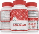 Legacy Wellness CoQ-GUARD CoQ10 200mg - Natural High Potency CoQ10 Supplement for Energy, Heart, Antioxidant & Cellular Support - High Potency Co Q 10 Ubiquinone for Overall Wellness - Non-GMO 30 Caps