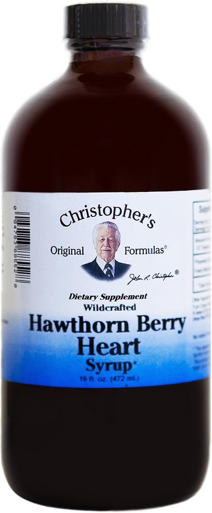 Christopher's Original Formulas Hawthorn Berry Heart Syrup - 16 fl oz | Natural Herbal Blend for General Wellness