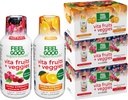 FeelGood Superfoods Vita Fruits and Veggies Immune Support Shot Supplements, 25 Organic Fruits and Veggies, Ready to Drink Immunity Booster, 10 Orange and 20 Fruit Punch, Combo Pack of 30