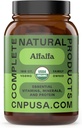 Complete Natural Products Pure Alfalfa Leaf - 100 Capsules - 450mg of Pure Dried Organic Alfalfa Leaf Powder in Veggie Capsules