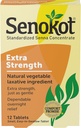Senokot Extra Strength Natural Vegetable Laxative Ingredient Tablets, Senna Concentrate, Double-strength for Gentle, Overnight Relief From Occasional Constipation, 12 ct