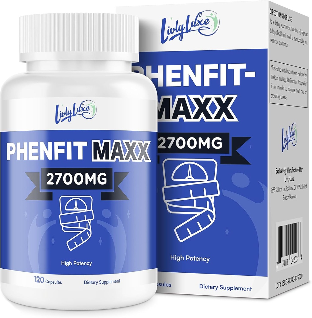 PhenFit-Maxx Weight Loss Supplement - Appetite Suppressant and Diet Pills - Metabolism Booster with CLA, L-Carnitine, Weight Loss Supplements for Women and Men