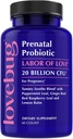 LOVEBUG Prenatal Probiotic Supplement - 7 Probiotics & Prenatal Vitamins for Women, 20 Billion CFU, with Soothing Peppermint, Ginger, Raspberry Leaf and Lemon Balm. 60 Capsules