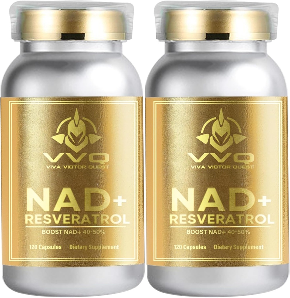 VVQ-240 Capsules NAD+ Supplement 1000 mg - True NAD+ & Resveratrol,NMN Alternative for Anti-Aging