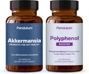Pendulum Akkermansia & Polyphenol Booster Bundle - Live Probiotic Supplement for Improving Digestive & Cardio Health