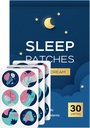 Sleep Patches, 30 Pack Upgraded Deep Sleep Patches for Adults, All Natural Deep Patch, Quick Acting Ingredients, for Men and Women, Easy to Use That Last All Night - Blue - 23