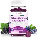 Glucosamine Chondroitin Gummies - Glucosamine Gummies with MSM, Turmeric & Boswellia, Support Cartilage, Joint Structure & Tissue, Joint Support Supplement for Men and Women - 60 Cts