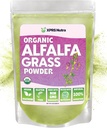 XPRS Nutra Organic Alfalfa Powder - Premium Vegan Alfalfa Supplement Rich in Calcium, Antioxidants, Vitamins - Farmer Alfalfa Supplement for Kids and Adults - Vegan Friendly Alfalfa Leaf (8 Ounce)