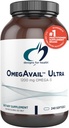 Designs for Health OmegAvail Ultra TG Fish Oil 1200mg - Triglyceride Form Omega 3 Fish Oil Supplement with DHA/EPA - No Fishy Aftertaste (240 Softgels)
