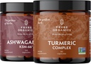 TRIBE ORGANICS Balance Duo - KSM-66 Ashwagandha 120ct + Turmeric Curcumin C3 Complex 120ct