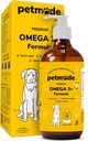 Omega 3 Fish Oil for Dogs Skin and Coat - Wild Alaskan Pollock Oil for Itchy Skin- Omega 3 Fatty Acids for Dogs - Liquid EPA & DHA Supplements - with Zinc, Vitamin C, B2, B7 & E - 16 Fl Oz
