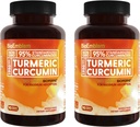BioEmblem Turmeric Curcumin Supplement with BioPerine | Joint Support & Heart Health | with Organic Turmeric Powder & 95% Curcuminoids Extract | California Made, Non-GMO, 60-Day Supply