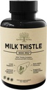 Premium Milk Thistle 900MG Liver & Kidney Support - Detox & Digestive Health Aid - Non-GMO Formula - Supporting Optimal Digestion - 120 Tablets