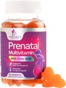 Prenatal Vitamins for Women 1335mcg - Pregnancy Vitamins Gummies with Folic Acid, Vitamin A, C, D3, B12, B6 - Prenatal Multivitamin Gummy for for Fetal Support, Pregnant & Nursing Women - 60 Gummies