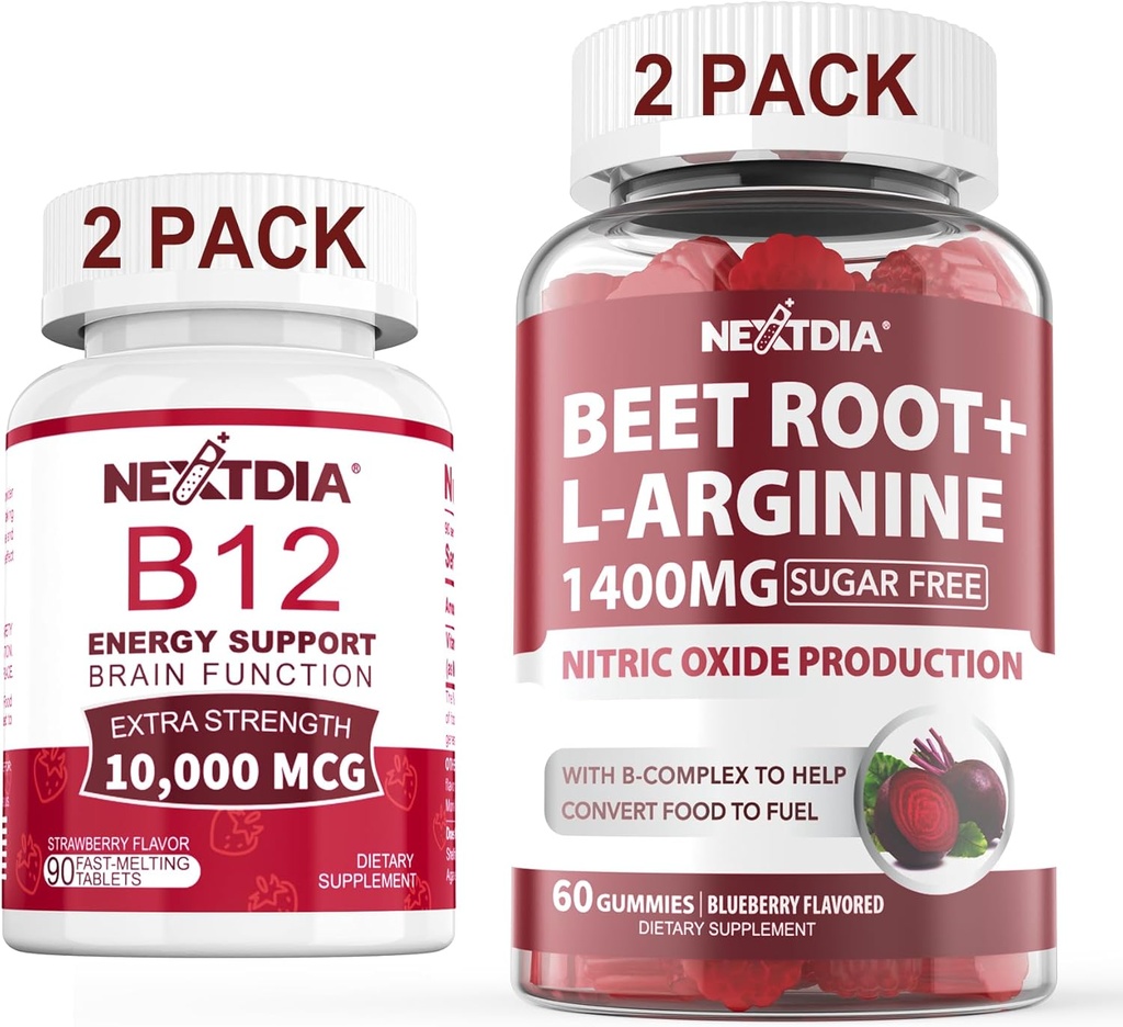 Vitamin B12 Sublingual 10000 mcg+ Beet Root Gummies