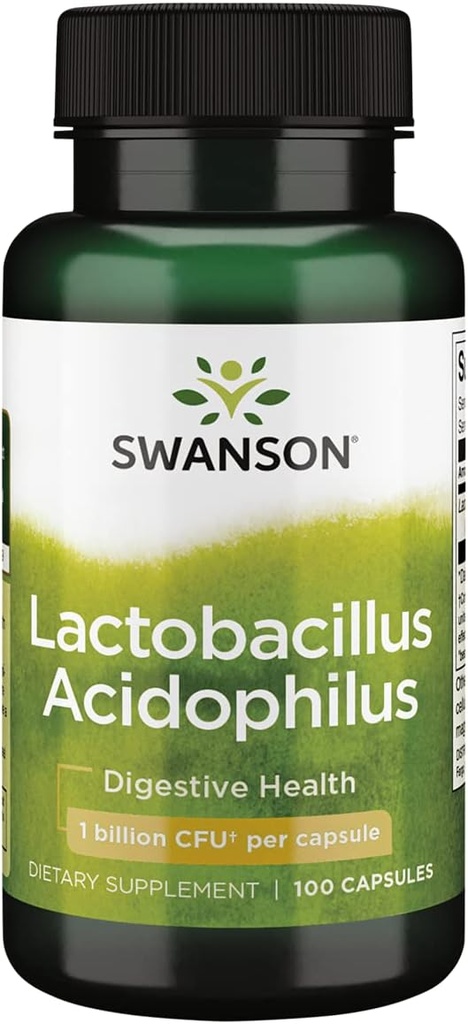 Swanson Lactobacillus Acidophilus 2 Billion Cfu 100 Capsules