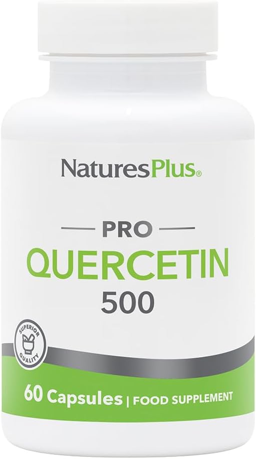 NaturesPlus PRO Quercetin 500 mg - 60 Capsules - Non-GMO, Vegan & Gluten Free - 60 Servings