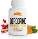 SIRUNES Berberine100 Capsules Ceylon Cinnamon & Turmeric - Berberine HCL Dietary Supplement for Men and Women – Non GMO Berberine, Immune System Booster