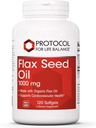 Protocol - Flax Seed Oil 1000mg Organic - 120 Gels