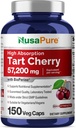 NusaPure Tart Cherry 57,200mg per Caps, 150 Count, Vegan, Non-GMO, Gluten Free