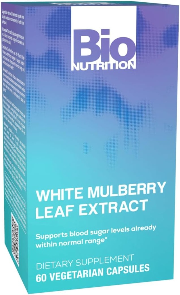 Bio Nutrition White Mulberry Extract 60 Vegetarian Capsules | General Wellness | Rich in Antioxidants