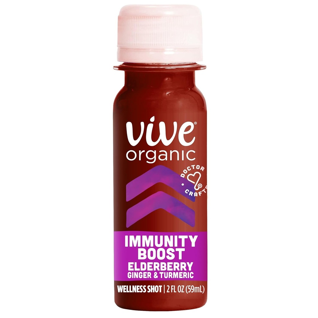 Vive Organic Elderberry Immunity Boost Wellness Shot, 2 fz