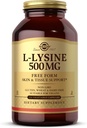 Solgar L-Lysine 500 mg, 250 Vegetable Capsules - Enhanced Absorption & Assimilation - Promotes Integrity of Skin & Lips - Collagen Support - Amino Acids - Non-GMO, Vegan, Gluten Free