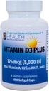 VITAMIN D3 PLUS –125 mcg (5000 IU) Vitamin D3 | Vitamin K2 (MK-7) and Vitamin A | Natural Form of Vitamin D | Includes Tocotrienols as Antioxidants | Non-GMO |150 Softgel Caps