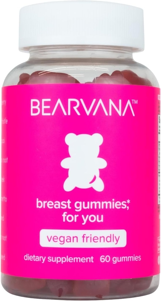 BEARVANA Top Support Women’s Multivitamin Gummies | Herbal Gummy Vitamins for Women with Fenugreek, Flaxseed, Dong Quai & Wild Yam | Daily Feminine Wellness & Energy Support| Berry Flavor | 60 Gummies