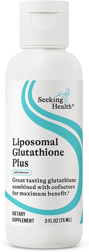 Seeking Health Liposomal Glutathione Plus - Support Immune Health & Physical Activity - Supports Antioxidant Activity and Liver Health - Supports Healthy Aging - 3 oz (15 Servings)