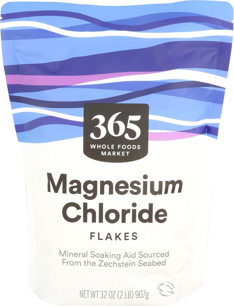 365 by Whole Foods Market, Magnesium Chloride Flakes, Mineral Soaking Aid, 32 Ounce