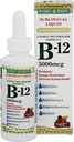 Nature's Bounty B-12 5000 mcg Sublingual Liquid Energy Health 2 oz (Pack of 9)