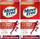 Move Free Ultra Triple Action Joint Support Supplement - Type II Collagen Boron & Hyaluronic Acid - Supports Joint Comfort, Cartiliage & Bones in 1 Tiny Pill Per Day, 30 Tablets (30 Servings)*