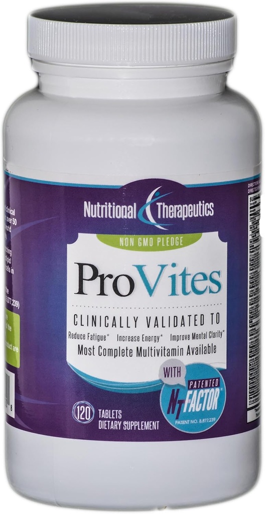 NTI Nutritional Therapeutics Inc. - ProVites with Patented NTFactor®, 120 Tablets - All The Benefits of Propax Gold Without Omega-3 softgel
