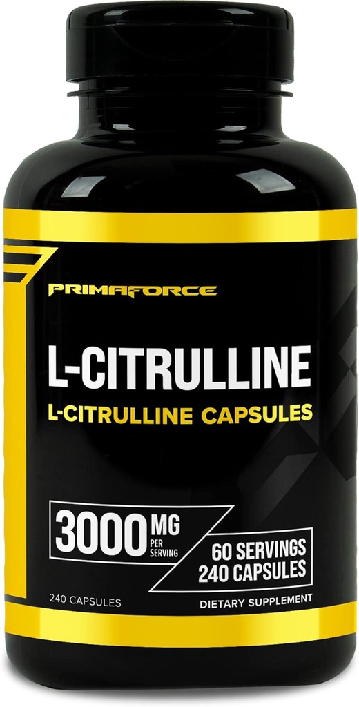 Primaforce L-Citrulline 3000mg, 240 Capsules, 60 Servings