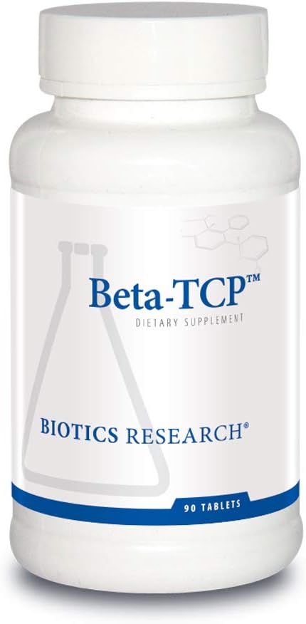Biotics Research Beta TCP - Natural Nutritional Support for Bile Production, Liver Function, Aids in Fat Digestion & Healthy Cholesterol - Supplies Betaine Organic Beet Concentrate - 90 Tablets